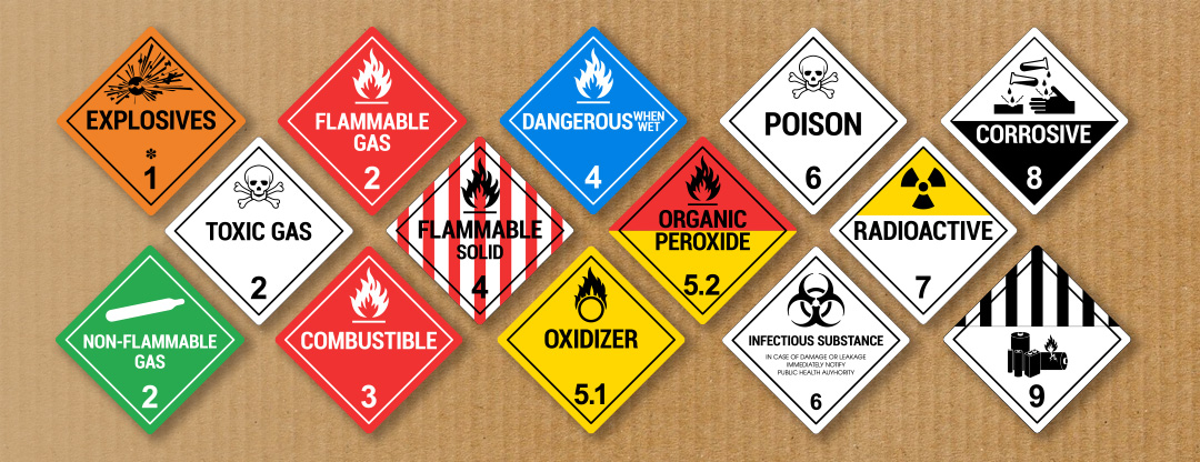 Classifications for Hazardous Goods Shipping