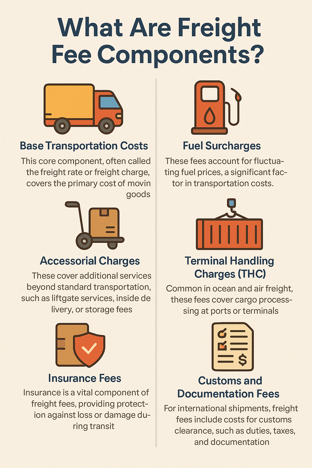 Freight Fee Component SASCO