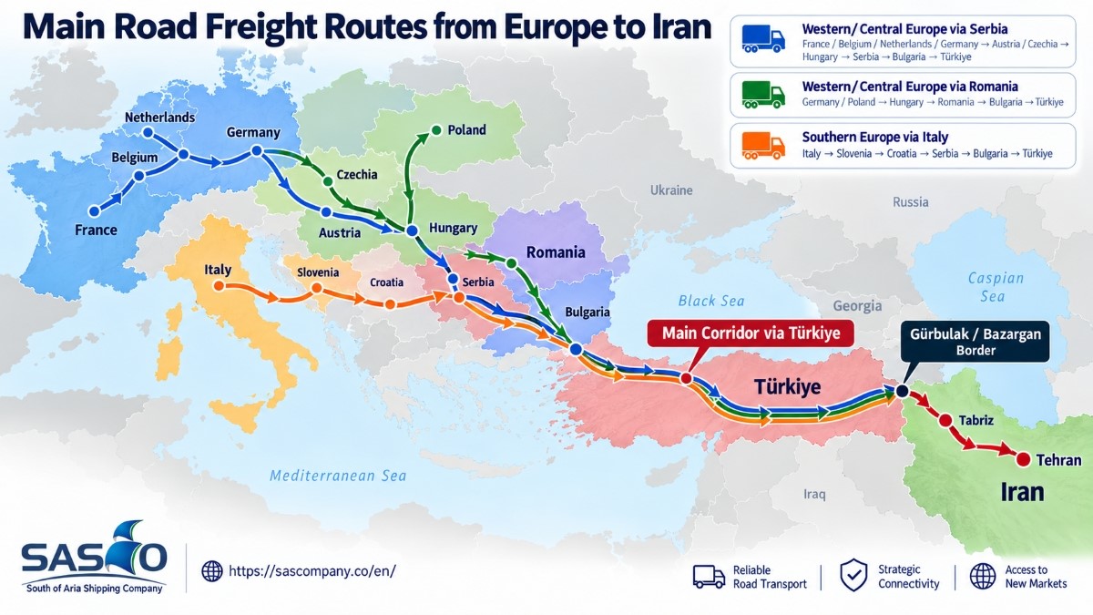 Road Freight from Europe to Iran 2
